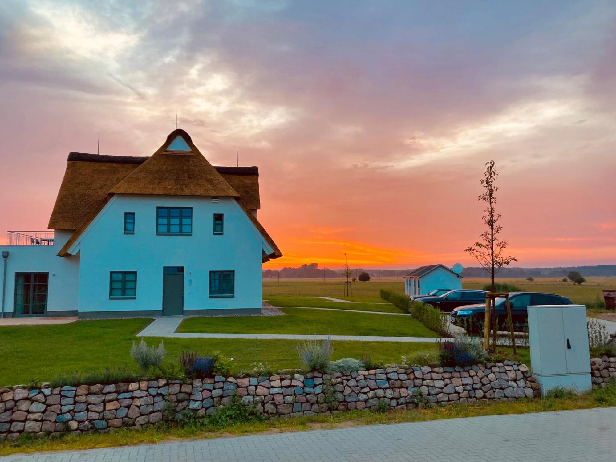 Villa Inseldomizil Stolpe - Urlaub Unter Reet Auf Usedom Stolpe auf Usedom Exterior foto