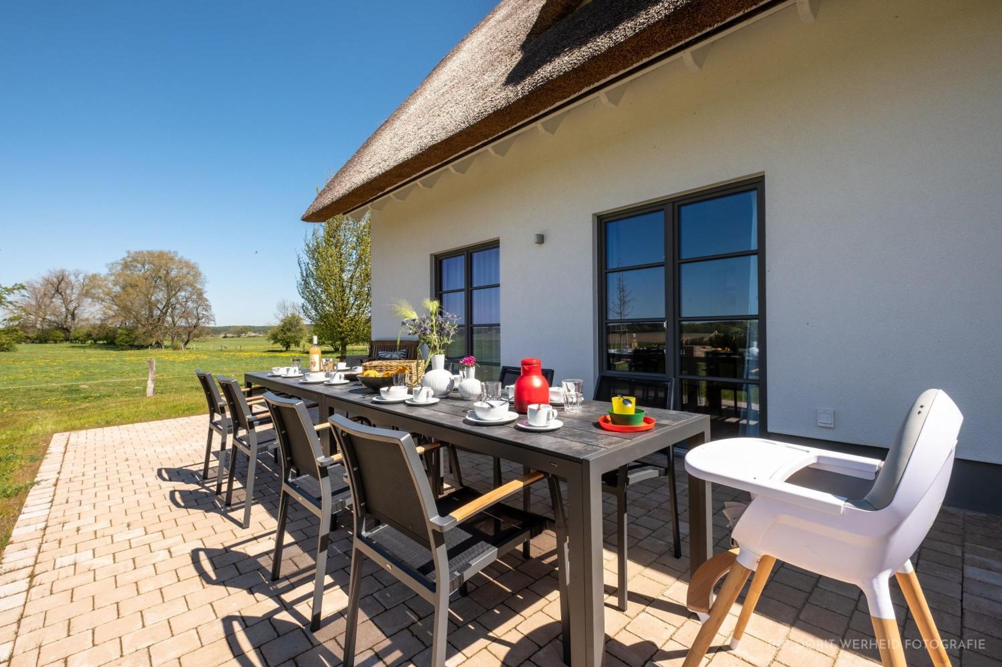 Villa Inseldomizil Stolpe - Urlaub Unter Reet Auf Usedom Stolpe auf Usedom Exterior foto