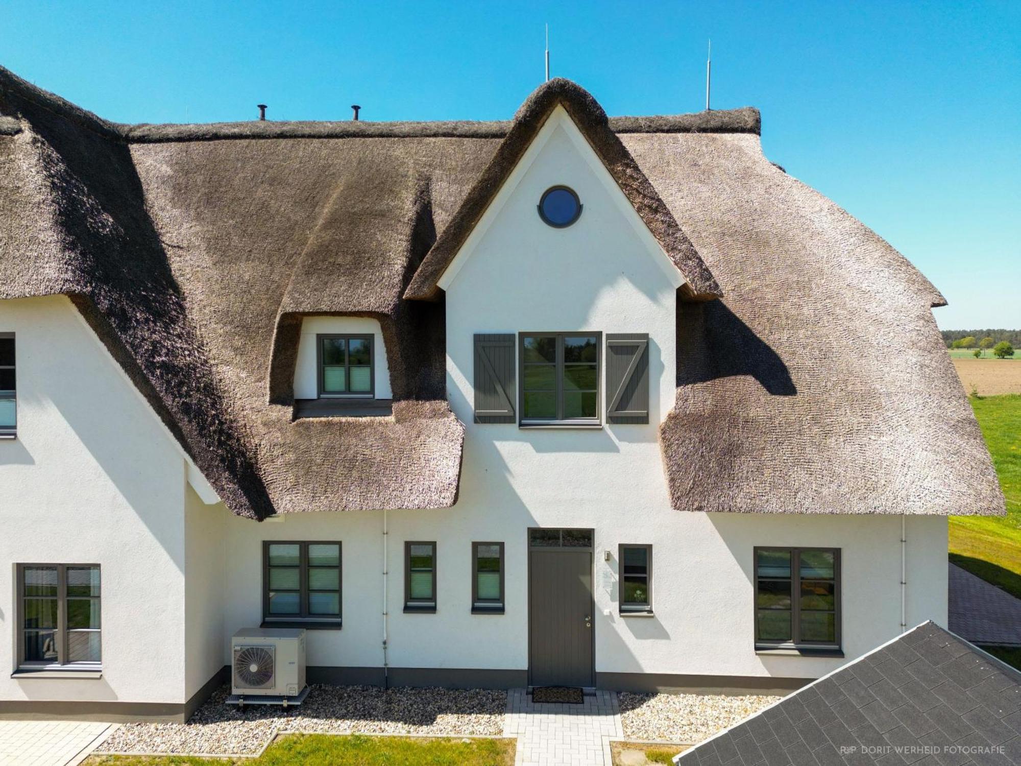 Villa Inseldomizil Stolpe - Urlaub Unter Reet Auf Usedom Stolpe auf Usedom Exterior foto